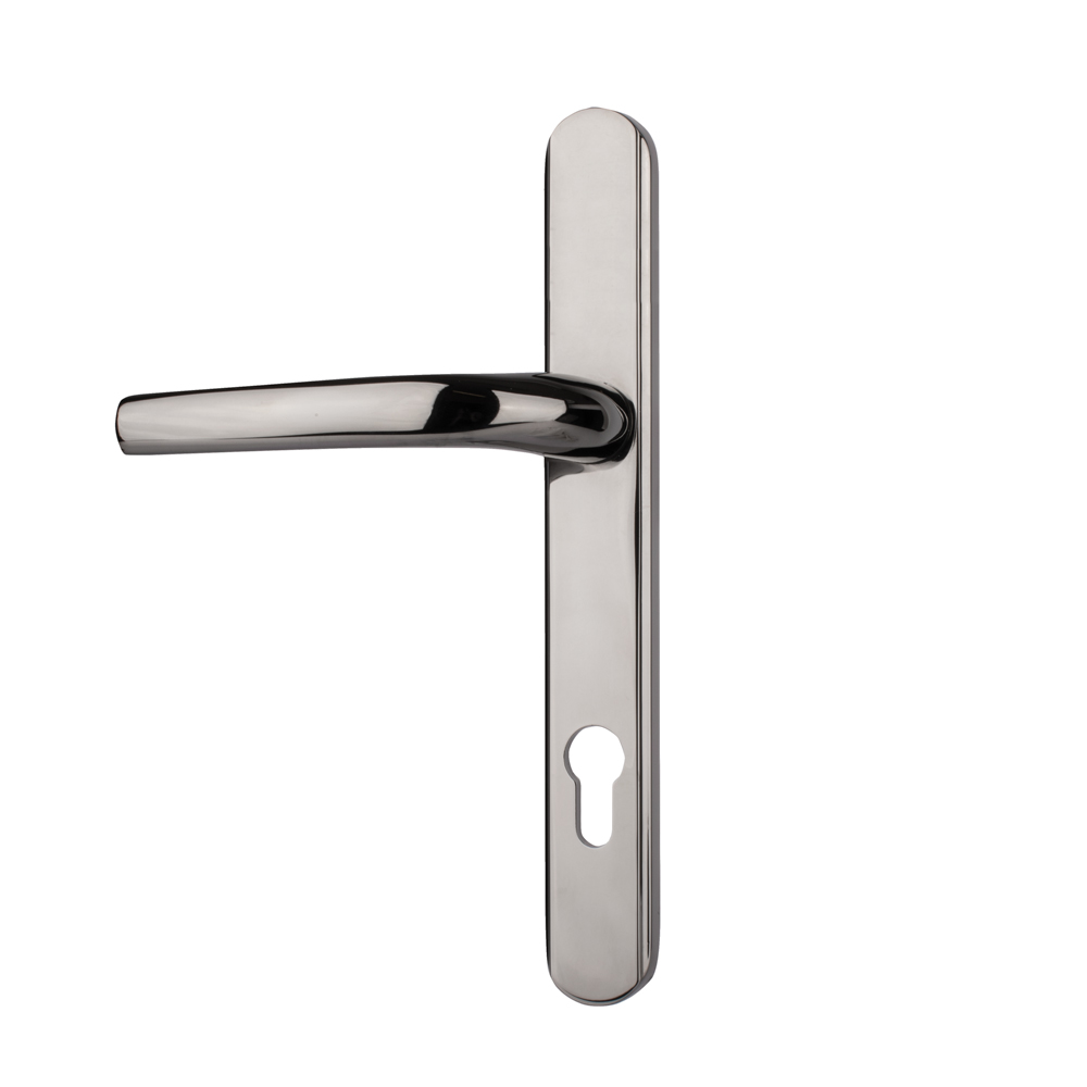 Alpine Door Handle (Long Back Plate) - Smokey Chrome (Sold in Pairs)